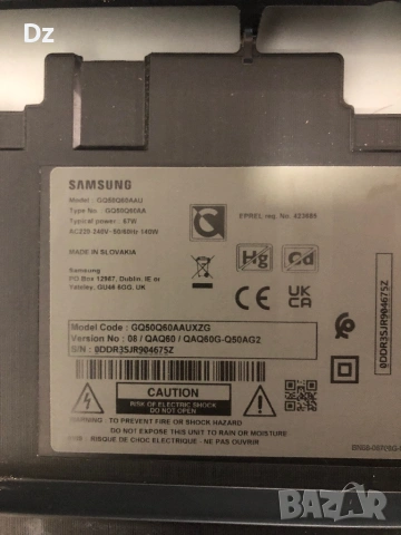 Телевизор Samsung GQ50Q60 за части, снимка 6 - Части и Платки - 54186515