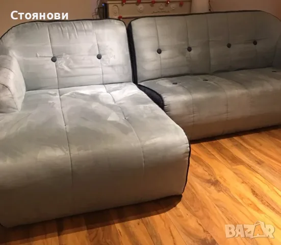Луксозен италиански модулен безрамков диван BELTA – дизайнерски модел, снимка 3 - Дивани и мека мебел - 55498876