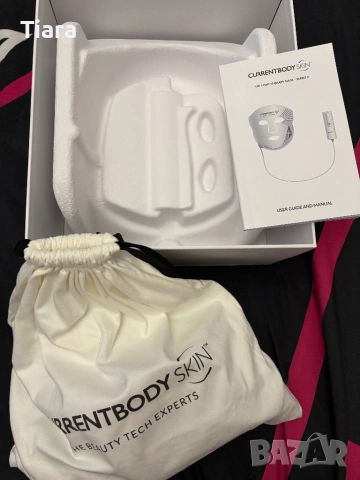 Нова LED Маска за Светлинна Терапия CurrentBody Skin – Оригинална, снимка 6 - Друга електроника - 54429343