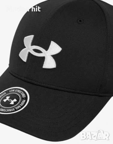 Оригинал! UNDER ARMOUR Blitzing Low Adjustable Cap Black/White шапка с козирка, снимка 2 - Шапки - 54559586