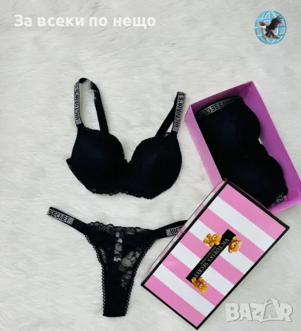 Victoria's Secret Луксозен Дамски Комплект Бельо С Кутия - Различни Цветове Код SK1918, снимка 2 - Бельо - 55469576