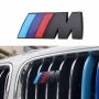 Емблема BMW "М POWER'' метална за предна решетка, снимка 4