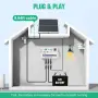 панел комплект монокристален соларен панел 25W 12V с контролер и монтаж, снимка 10