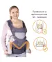 Ергономична раница за бебе Vika Baby®, Тъмно сив, снимка 3