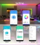 Лед контролер 12-24V LED Strip Light Controller  RGB CCT PWM Pixel Lamp SP630E Bluetooth Remote, снимка 3