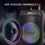 Преносима караоке тонколона Sing-e ZQS12148 (12") с мощен бас, снимка 3