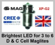 НОВ Оригинал MAGLITE Classic 6D Американски ФЕНЕР 495мм Прожектор за Батерии R20/R6 с Адаптор БАРТЕР, снимка 10