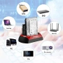 Tccmebius TCC-S867-DE Докинг станция за твърди дискове – SATA и IDE, USB 2.0, 2.5" и 3.5" HDD/SSD, снимка 5