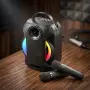Преносима Bluetooth караоке колона ZQS-W4110 с 2 безжични микрофона, RGB светлини, FM радио, USB, TF, снимка 6