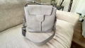Tods дамска кожена чанта сива, снимка 2