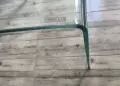 Модерна холна маса от цяло извито закалено стъкло (Tempered Glass), снимка 4