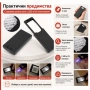 Джобна сгъваема ръчна лупа с LED осветление UV светлина за четене бижута фалшиви пари деца насекоми, снимка 3