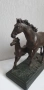 Винтидж скулптура на кон и жребче, снимка 9