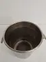 Масивен старинен посребрен съд за лед +щипка стил Ар Деко, снимка 6