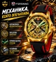 FORSINING Luxury Skeleton Automatic – луксозен мъжки механичен часовник, снимка 3