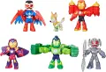  Железният Човек и невероятните му приятели HASBRO Iron man 5 героя с аксесоари, снимка 1