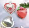 Заготовка за шейкър елементи 5 бр блистери - кръгли/ сърца, снимка 3