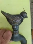 Винтидж бронзово кранче/фигура за чешма, снимка 4