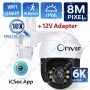 Приложение ICSEE. 8MegaPixel ULTRA HD Куполна камера WiFi и LAN връзка. С включен 12V Адаптер, снимка 1