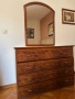 Винтидж немски гардероб, скрин+огледало, снимка 2