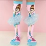 Детски чорапи с балерина и тюлена поличка, снимка 2