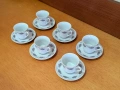 Комплект 6 чаши за кафе, чай, с чинийки, чисто нови, снимка 4