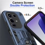 Удароустойчив Калъф за Infinix Note 50 Pro 4G със Стойка Ring Holder и Протектор – 2 цвята, снимка 4