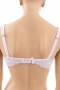 Hunkemöller сутиен 75B в нежно лилаво с плисирани чашки и дантела, снимка 4