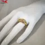 Пръстен с 14К златно покритие 224949, снимка 4