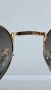 Ray-Ban New Round , унисекс, слънчеви очила с метална златиста рамка и поляризирани стъкла Chromance, снимка 9