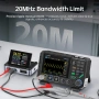 Осцилоскоп FNIRSI 2D15P, 100MHz, 2 канала, мултиметър и генератор на сигнали, снимка 5