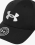 Оригинал! UNDER ARMOUR Blitzing Low Adjustable Cap Black/White шапка с козирка, снимка 2