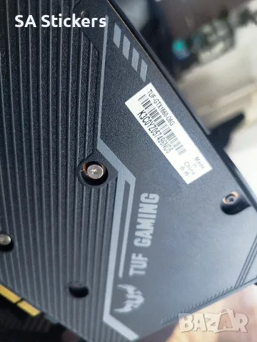 Видеокарта Gtx 1660 TUF 6gb, снимка 3 - Видеокарти - 55607047