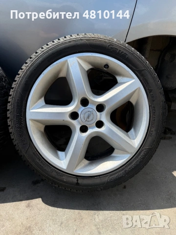 Продавам оригинални 17” джанти от Opel Astra H с гуми 225/45 R17 DOT 2022