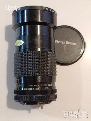 Обектив Vivitar Series 1 28-90mm f/2.8-3.5 Macro Zoom (Canon FD), снимка 5 - Обективи и филтри - 54697777