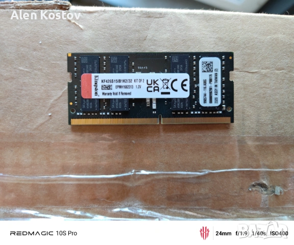 Kingston FURY Impact 16GB DDR4 3200MHz KF432S20IB/16 SODIMM, снимка 2 - RAM памет - 54392014