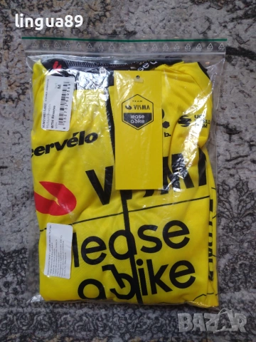 Visma Lease a Bike Midlayer Вело Джърси M