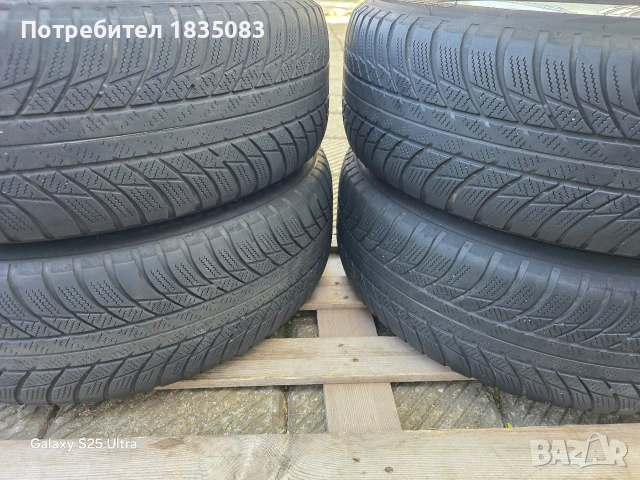 Лети джанти 17ки 5х112 Mercedes + зимни гуми 215/65/17 Bridgestone, снимка 12 - Гуми и джанти - 54439726