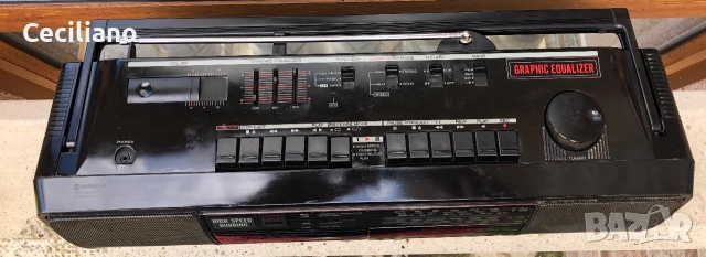 Радиокасетофон HITACHI TRK W350E, снимка 4 - Радиокасетофони, транзистори - 55266048