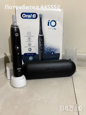 Електрическа четка за зъби Oral-B Io 6N, черна, с калъф за пътуване