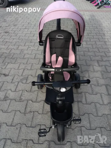 BYOX Детска триколка SUMMER розов, снимка 4 - Детски велосипеди, триколки и коли - 55440407