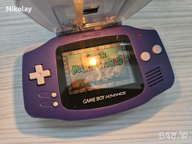 Nintendo Game Boy Advance + Super Mario World., снимка 3 - Nintendo конзоли - 55176708