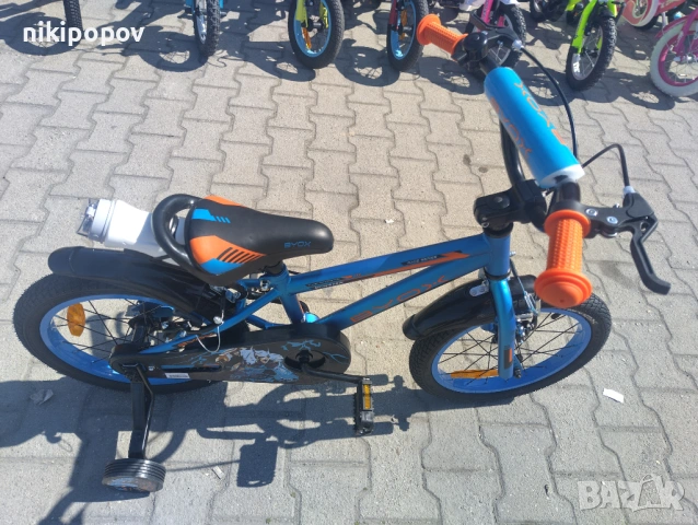 X Детски велосипед 16" MONSTER син, снимка 3 - Велосипеди - 54395129