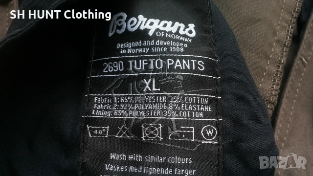 Bergans of NORWAY TUFTO Stretch Trouser размер XL панталон със здрава и еластична материи - 2743, снимка 17 - Екипировка - 55067491