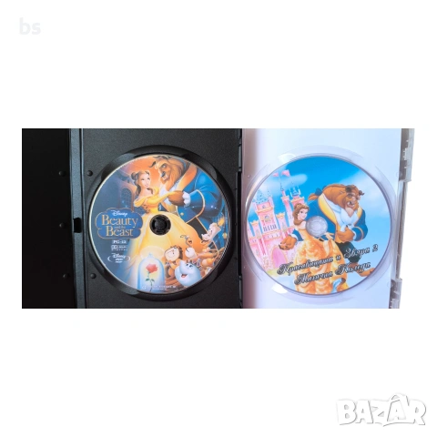 Красавицата и Звярът 1 и 2 DVD -R с бг дублаж , снимка 4 - DVD филми - 51220653