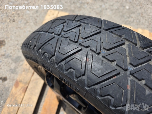 Резервна гума/патерица 17ка 5х112 Mercedes, снимка 3 - Гуми и джанти - 54248529