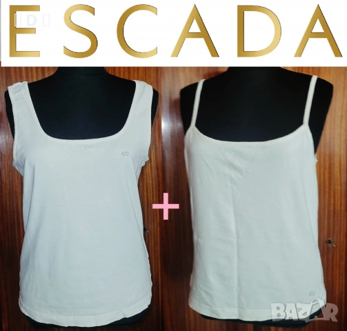 ESCADA 2 бр. бели топове М / Л - оригинални