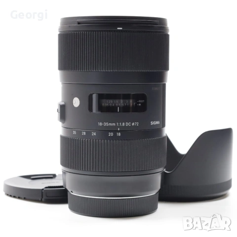 ТОП SIGMA Art 18-35mm F1.8 DC HSM за Canon EF обектив като нов!