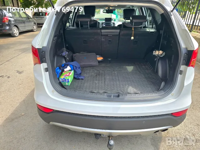 Hyundai Santa Fe 2.2 CRDi 197 к.с. 4WD AUTOMATIC • PANORAMA • 7 МЕСТА • КОЖА • SELF PARKING, снимка 12 - Автомобили и джипове - 55653329