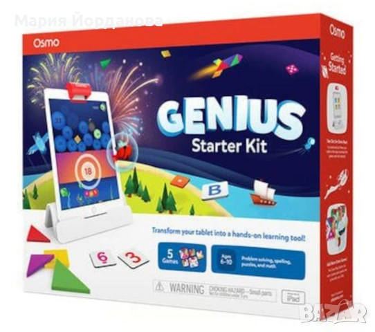 Игра за интелигентност Osmo Genius Starter Kit, 5 режима на игра, 6-10 години
